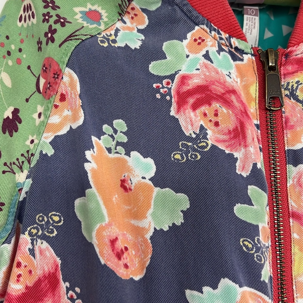 Matilda Jane 435 Cabin Night Floral Raglan Tween Jacket Girls Size 10 - Picture 2 of 9